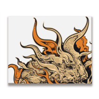 Skull Metal Print Horizontal | Artistshot