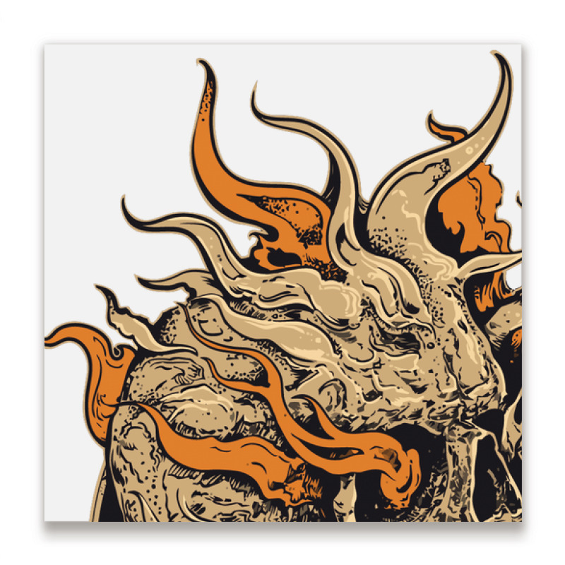 Skull Metal Print Square | Artistshot