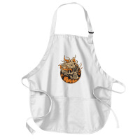 Skull Medium-length Apron | Artistshot