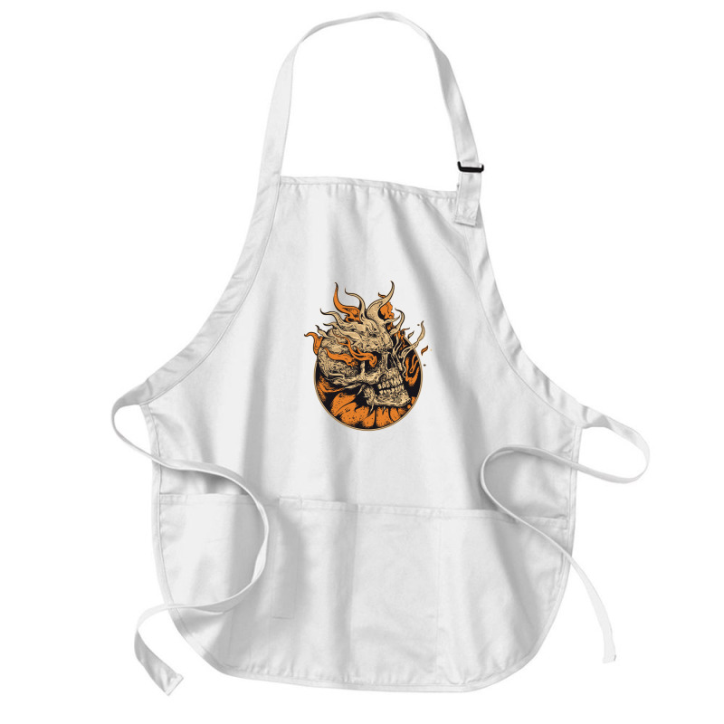 Skull Medium-length Apron | Artistshot