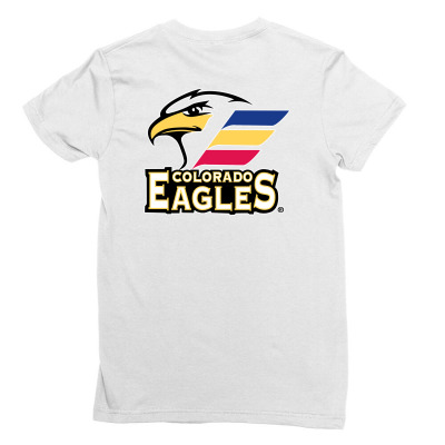 Colorado Eagles 12368b Ladies Fitted T-shirt Designed By Zilians
