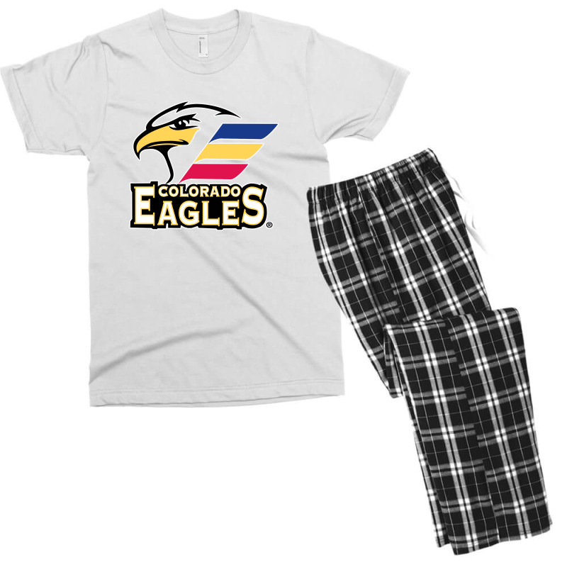 Colorado Eagles 12368b Men's T-shirt Pajama Set | Artistshot