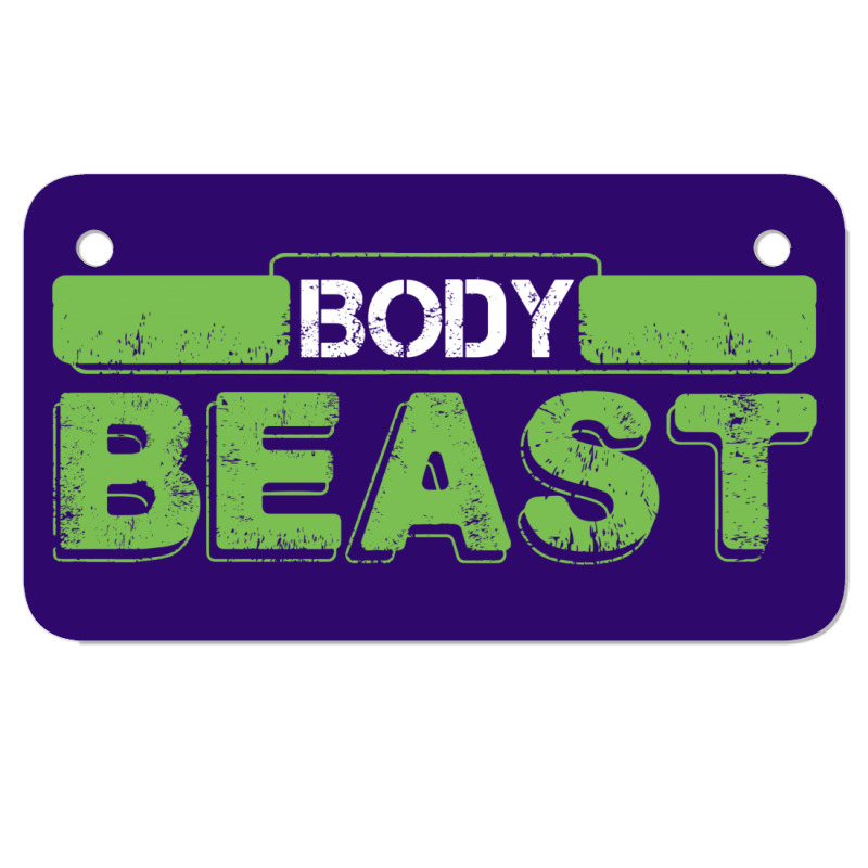 Body Beast Motorcycle License Plate | Artistshot