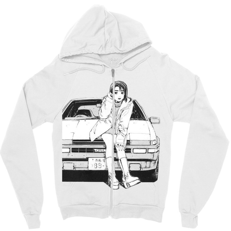 Initial D Natsuki Drift Touge Anime Eurobeat Zipper Hoodie | Artistshot