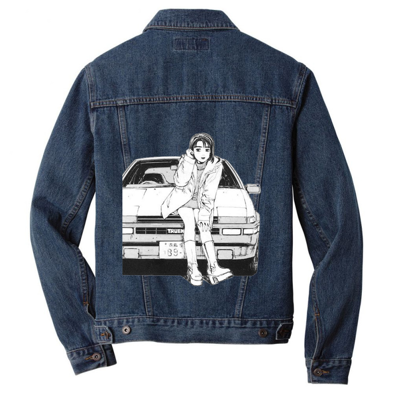 Initial D Natsuki Drift Touge Anime Eurobeat Men Denim Jacket | Artistshot