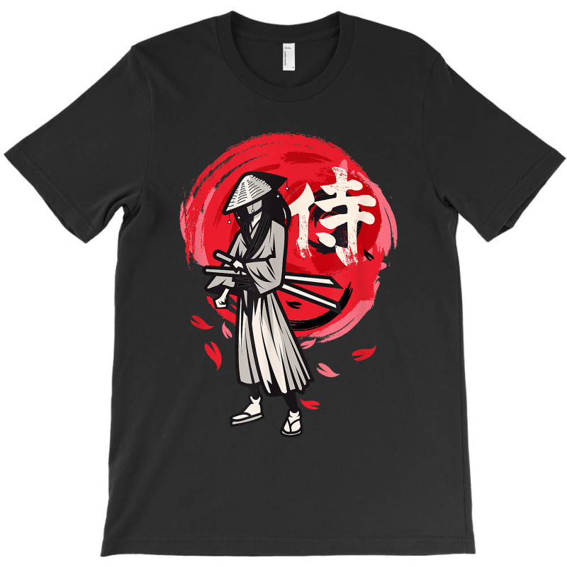 Retro Japanese Warrior Samurai Japan Writing Gift Men Women T-shirt | Artistshot