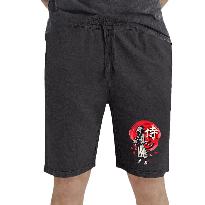 Retro Japanese Warrior Samurai Japan Writing Gift Men Women Vintage Short | Artistshot