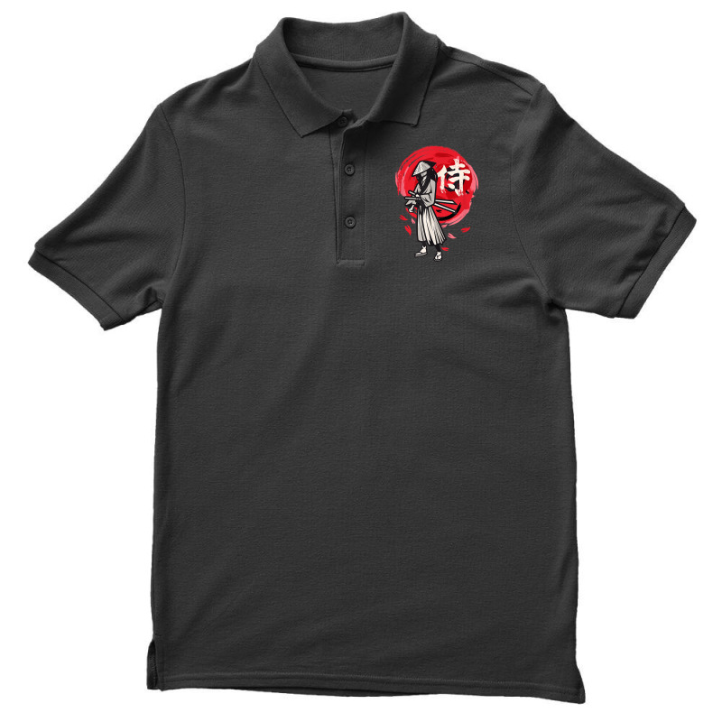 Retro Japanese Warrior Samurai Japan Writing Gift Men Women Men's Polo Shirt | Artistshot