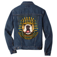 Ancient Egyptian Goddess American Bulldog Pyramid Dog Lovers Men Denim Jacket | Artistshot