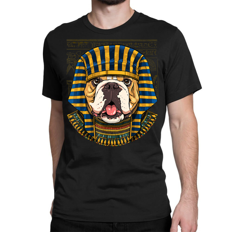 Ancient Egyptian Goddess American Bulldog Pyramid Dog Lovers Classic T-shirt | Artistshot