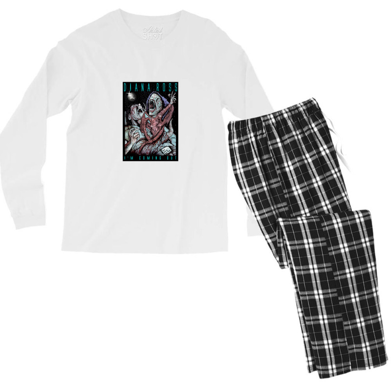 I'm Coming Out  Diana Ross Men's Long Sleeve Pajama Set | Artistshot