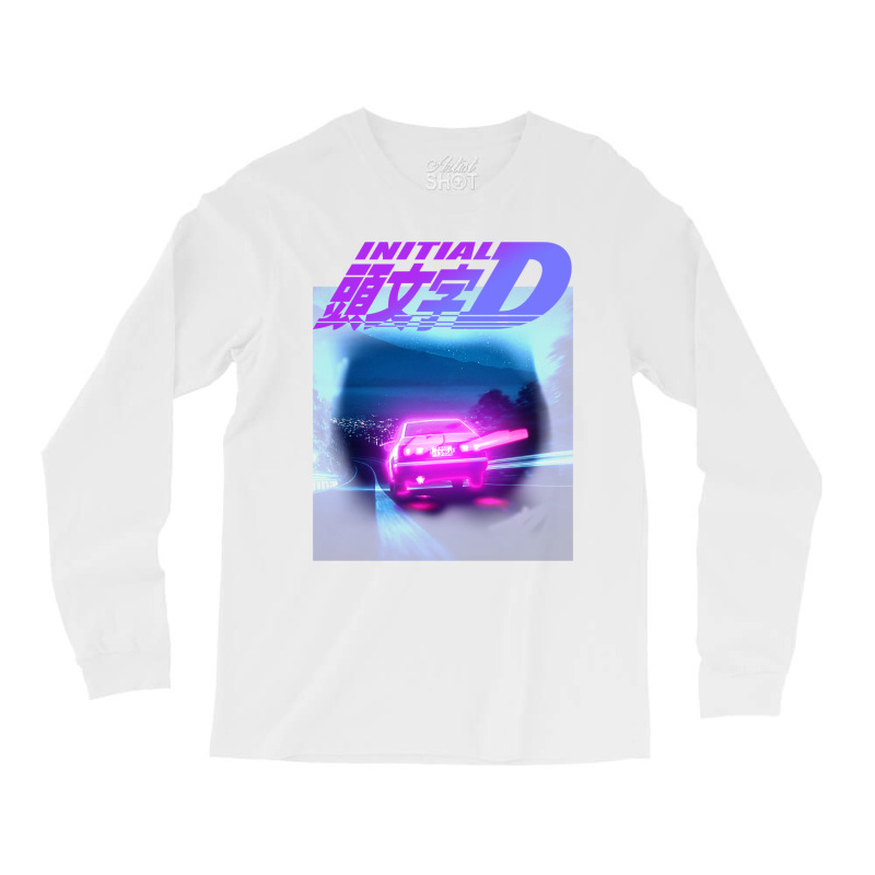 Initial D Neon Light Ae86 Long Sleeve Shirts | Artistshot