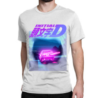 Initial D Neon Light Ae86 Classic T-shirt | Artistshot