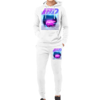 Initial D Neon Light Ae86 Hoodie & Jogger Set | Artistshot