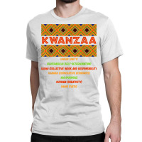 Kwanzaa Principles African American Celebration Graphic T Shirt Classic T-shirt | Artistshot