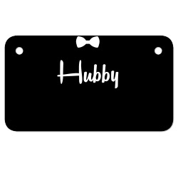 Hubby Motorcycle License Plate | Artistshot