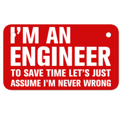 I Am An Engineer... Motorcycle License Plate | Artistshot