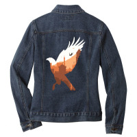 Synchronize Ladies Denim Jacket | Artistshot