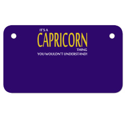 It's A Capricorn Thing Motorcycle License Plate | Artistshot