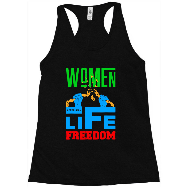 Free Iran Stand With The Women Of Iran Racerback Tank by Pinkbubbles | Artistshot