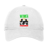 Free Iran Stand With The Women Of Iran Adjustable Cap | Artistshot