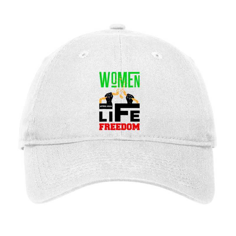 Free Iran Stand With The Women Of Iran Adjustable Cap by Pinkbubbles | Artistshot