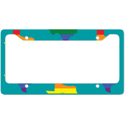 texas rainbow flag License Plate Frame | Artistshot