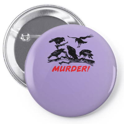 Murder Of Crows Pin-back Button Designed By Chilistore