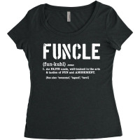 Funcle Fun Uncle Definition For Military Veterans Women's Triblend Scoop T-shirt | Artistshot