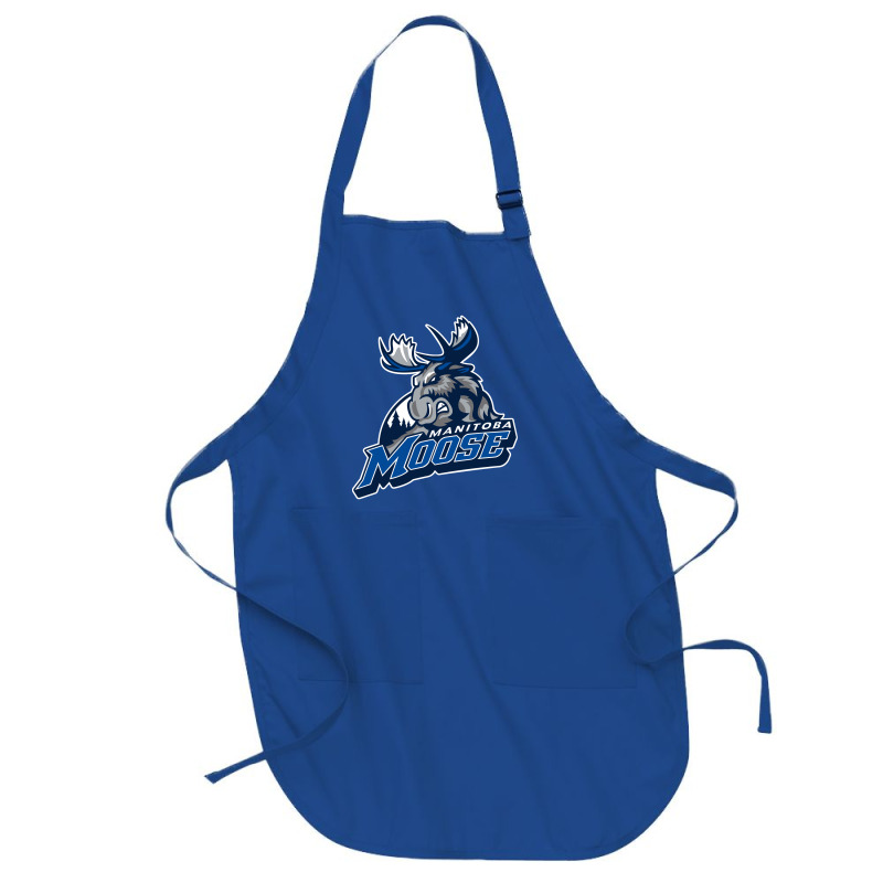 On Manitoba Moose Stick Full-length Apron | Artistshot