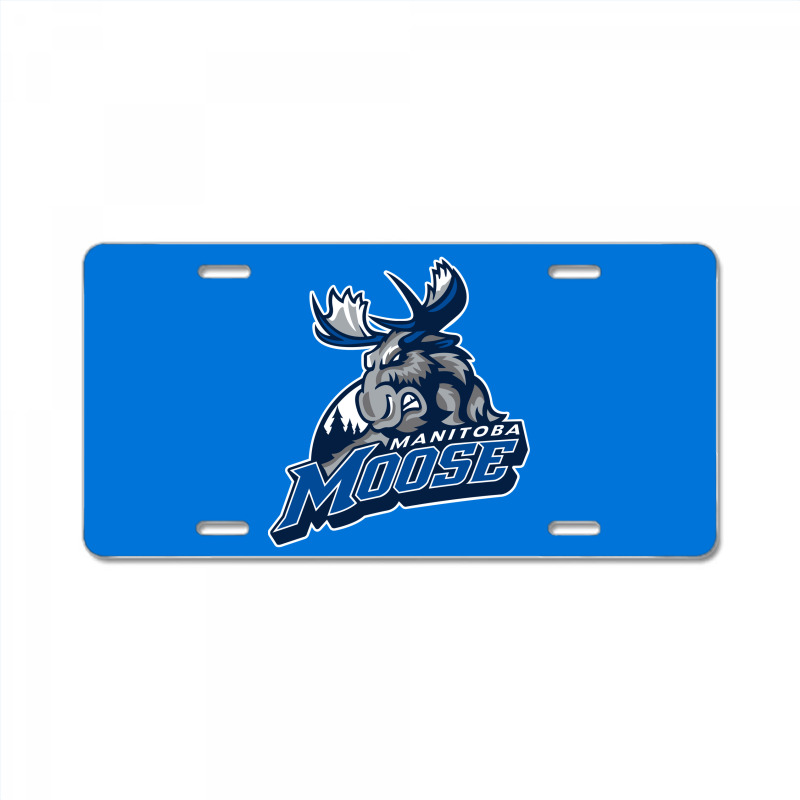 On Manitoba Moose Stick License Plate | Artistshot