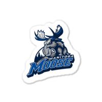 On Manitoba Moose Stick Sticker | Artistshot