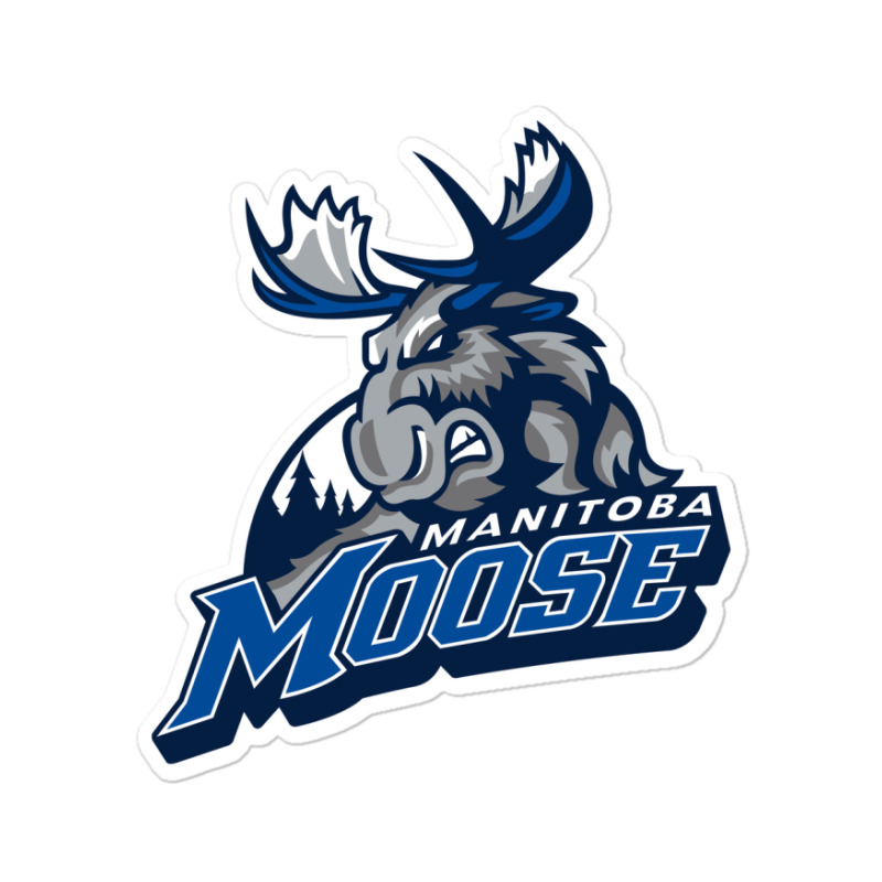 On Manitoba Moose Stick Sticker | Artistshot