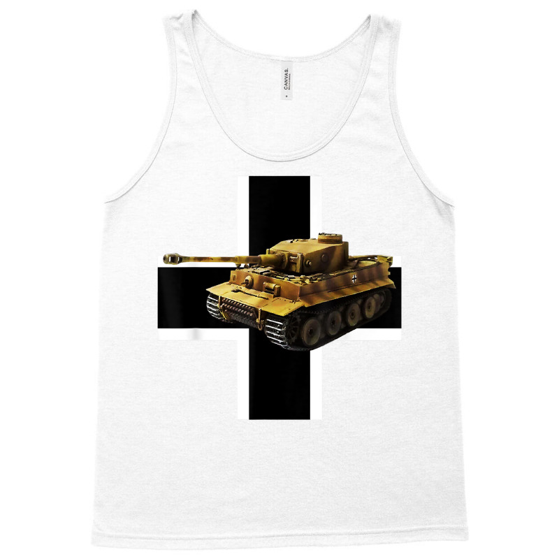 World War 2 German Tank Panzer Tiger I Wwii Historic Idea T Shirt Tank Top by cm-arts | Artistshot