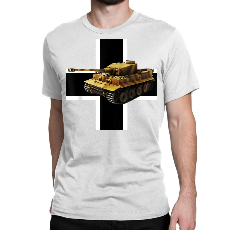 World War 2 German Tank Panzer Tiger I Wwii Historic Idea T Shirt Classic T-shirt by cm-arts | Artistshot