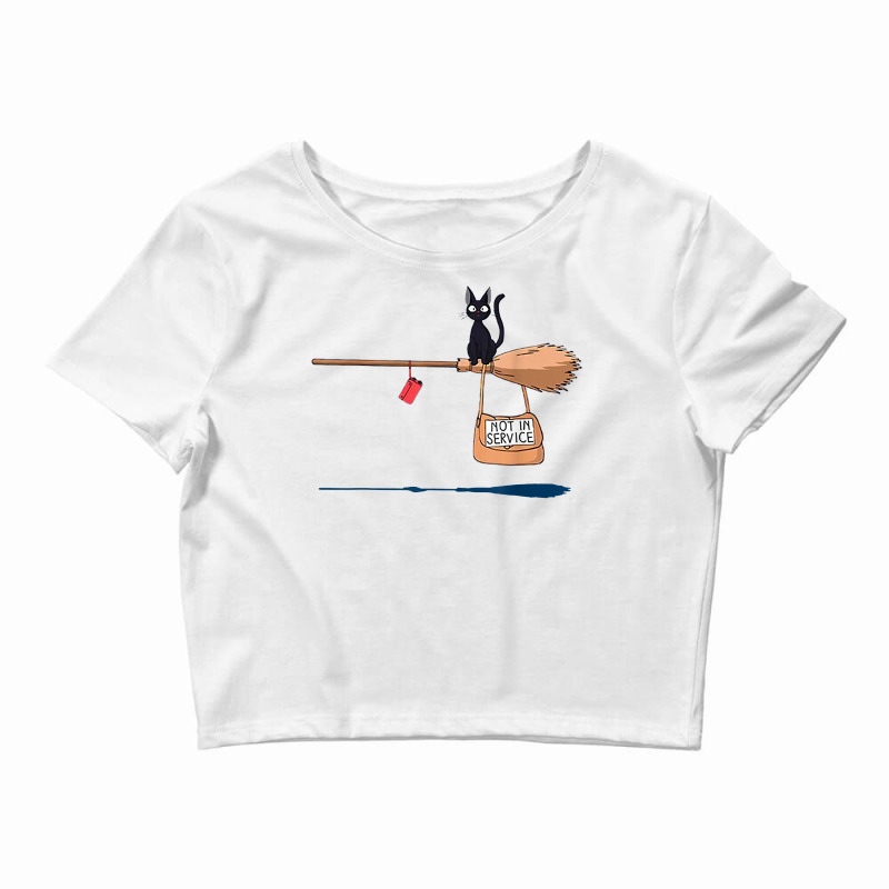 Studio Delivery Service Jiji Black Cat Anime 1 T Shirt Crop Top by cm-arts | Artistshot