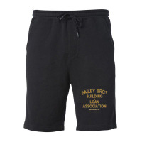 Bailey Brothers Building And Loan Fleece Short | Artistshot