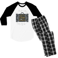 Let's Travel The World Men's 3/4 Sleeve Pajama Set | Artistshot