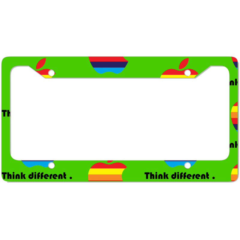 Apple Think Different License Plate Frame | Artistshot