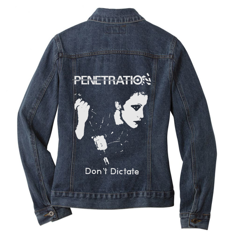 Penetration  Dont Dictate  Punk Premium Ladies Denim Jacket by cm-arts | Artistshot