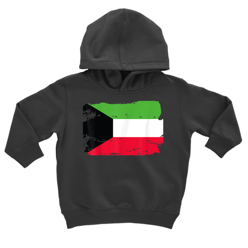 Official Kuwait Flag Kuwaiti Country Pride Vintage T Shirt Toddler Hoodie by cm-arts | Artistshot