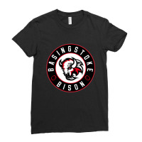 Basingstoke Bison Ice Hockey Ladies Fitted T-shirt | Artistshot