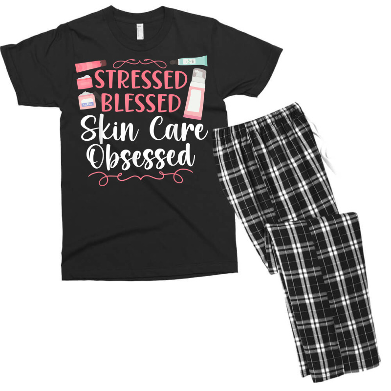 Cute Licensed Esthetician Skincare Beautician Skin Therapist T Shirt Men's T-shirt Pajama Set | Artistshot