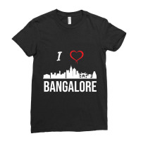 I Love Banalore Bengaluru India Ladies Fitted T-shirt | Artistshot