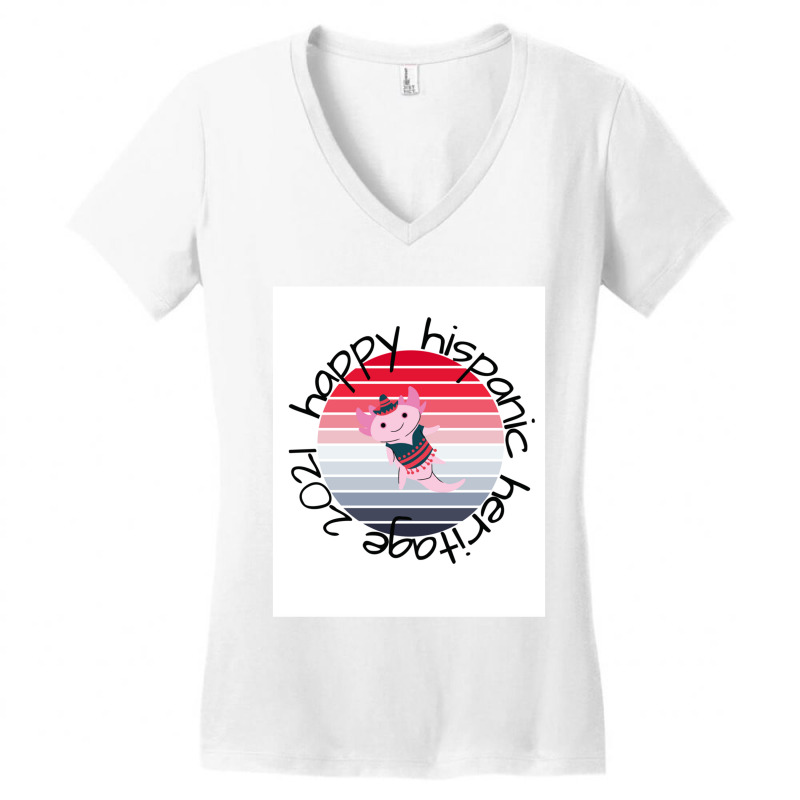 Happy Hispanic Heritage Month Women's V-Neck T-Shirt by JENNYKISS | Artistshot