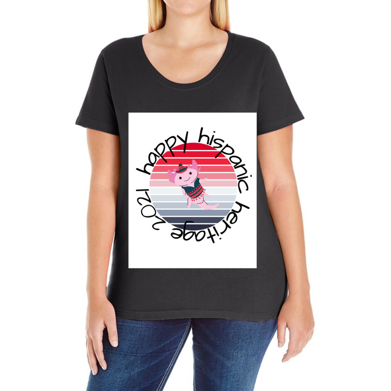 Happy Hispanic Heritage Month Ladies Curvy T-Shirt by JENNYKISS | Artistshot