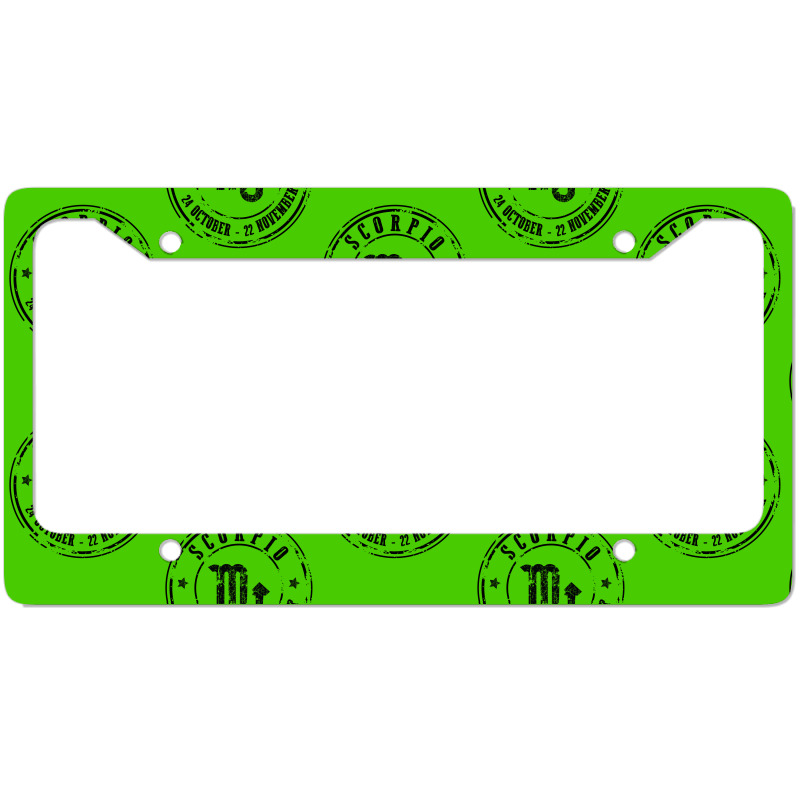 Scorpio License Plate Frame | Artistshot