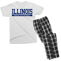 Illinois Beach Volleyball T Shirt Men's T-shirt Pajama Set | Artistshot