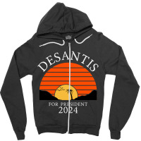 Ron Desantis For President 2024 Conservative Zipper Hoodie | Artistshot