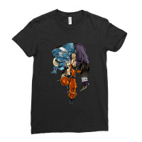 Goku Mastered Ultra Instinct Vs Dragonball Súper Saiyan Gift Ladies Fitted T-shirt | Artistshot